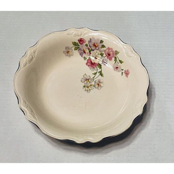 Homer Laughlin Virginia Rose 1 Soup Bowl 8 1/2"  AZ-38 Replacement 1940 Vintage - Picture 2 of 8